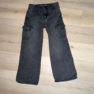 Old Navy Kids Black Cargo Jeans